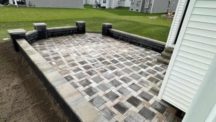 A Contemporary Backyard Mosaic